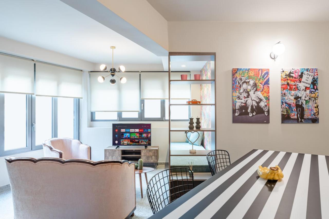 Pop Art Homm In Groovy Koukaki Lägenhet Aten Exteriör bild